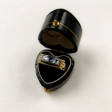 Load image into Gallery viewer, 8 carat gold art deco trilogy spinel ring
