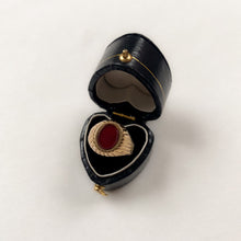 Load image into Gallery viewer, 14 carat gold carnelian signet ring
