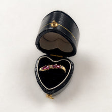 Load image into Gallery viewer, 18 carat gold ruby and diamond half eternity
