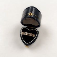 Load image into Gallery viewer, 9 carat gold sapphire and diamond half eternity
