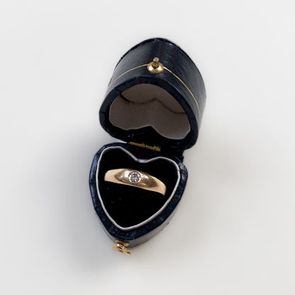 10 carat dome ring with single diamond