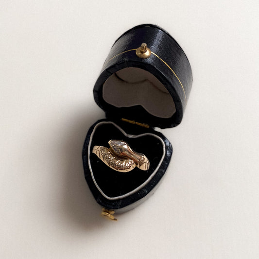 8 carat snake with with diamond eyes