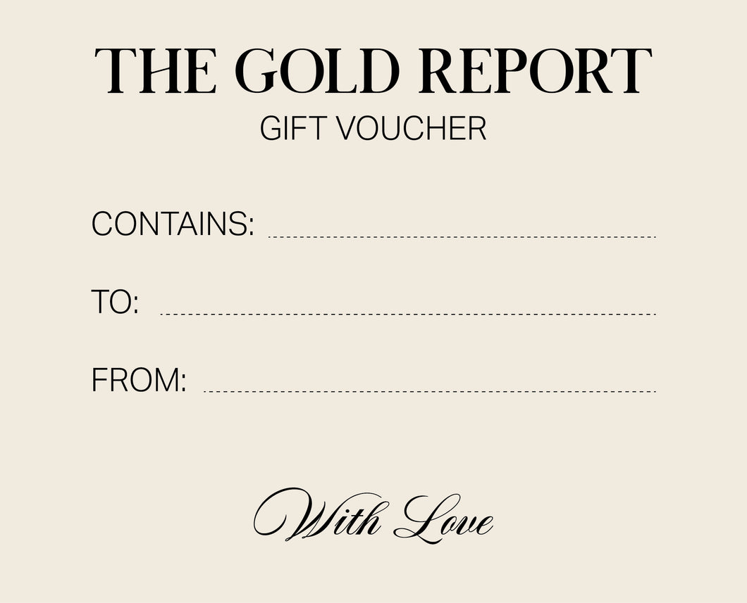 The Gold Report Gift Voucher