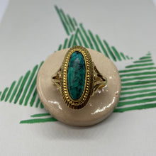 Load image into Gallery viewer, 18 carat gold turquoise ring
