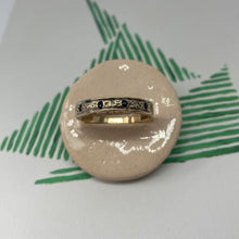 Load image into Gallery viewer, 9 carat gold sapphire and diamond half eternity
